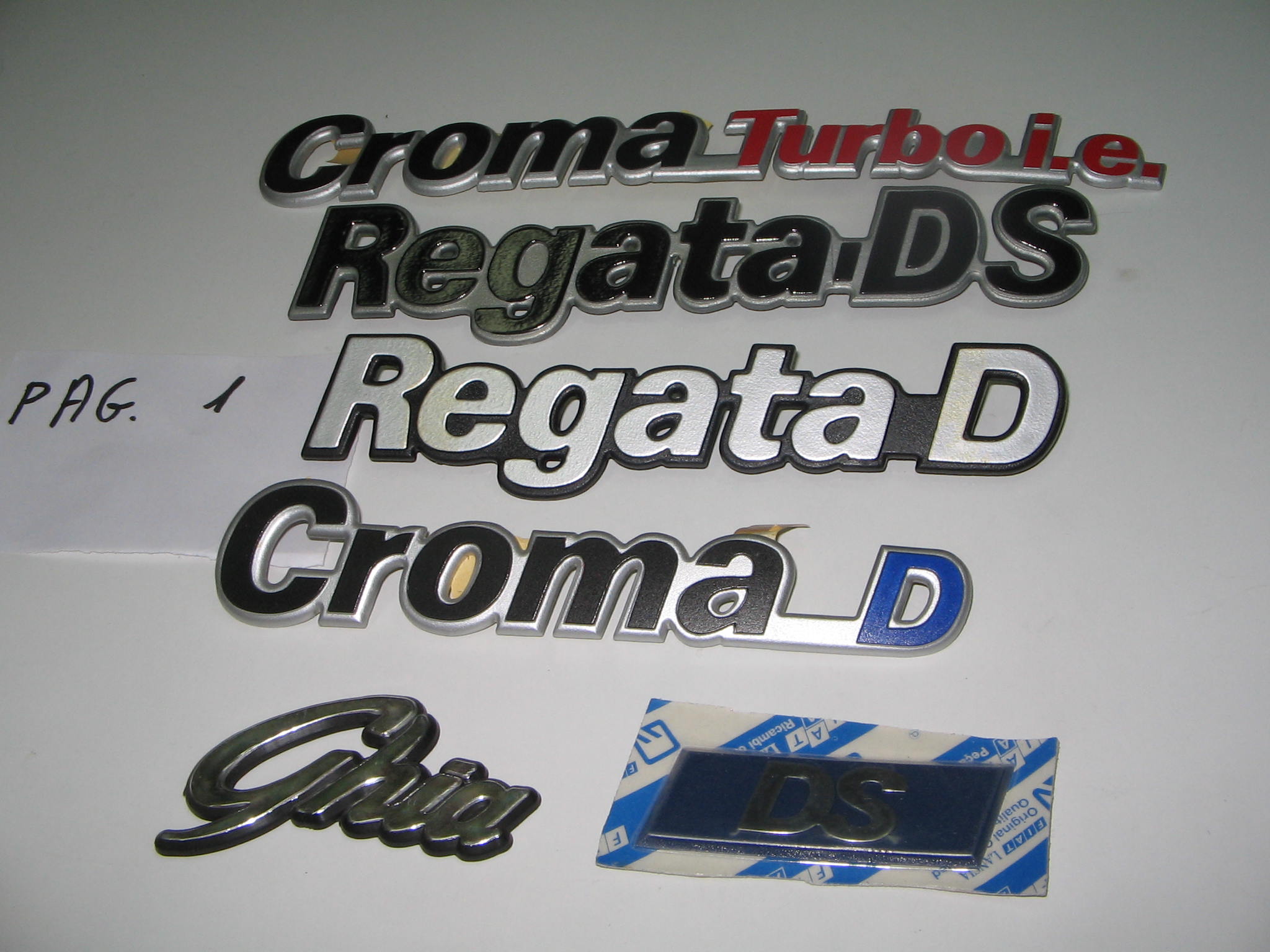 SIGLE PAG N.1